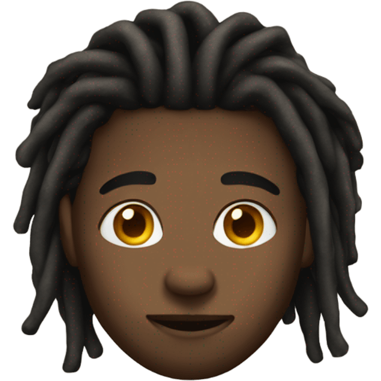 Black guy with dreads emoji