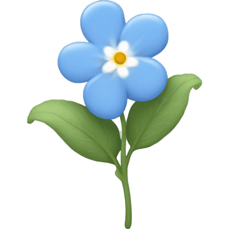 forget me not flower emoji