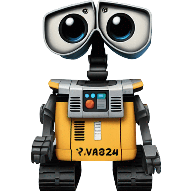 wall e wearing blue jersey emoji