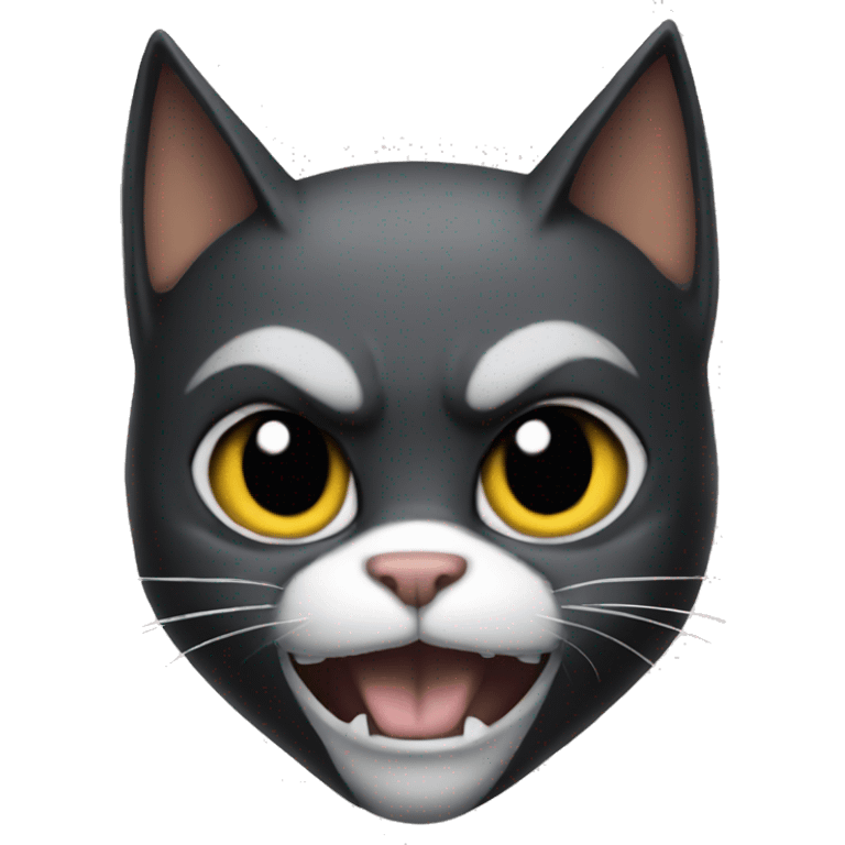 Cat as batman emoji