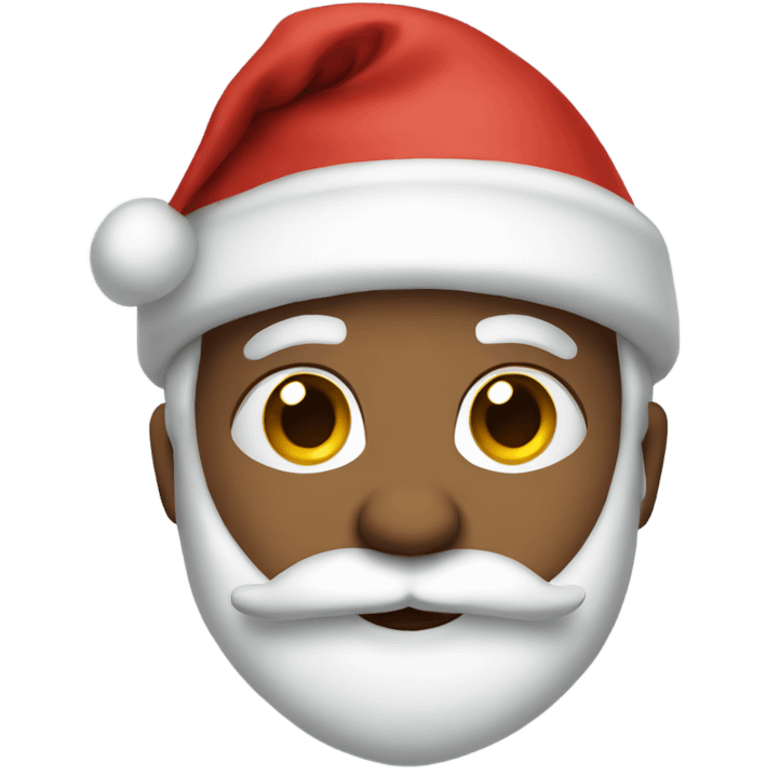 cute santa emoji