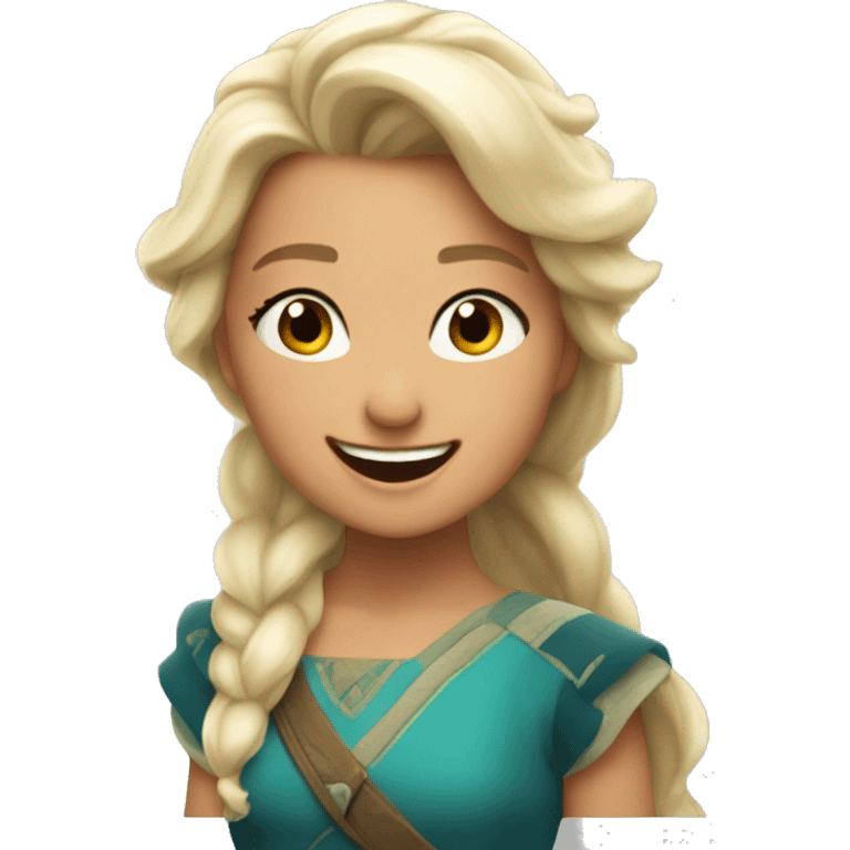 Aurora Aksnes sonriendo emoji