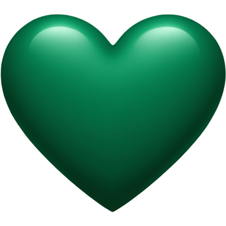 dark green heart emoji