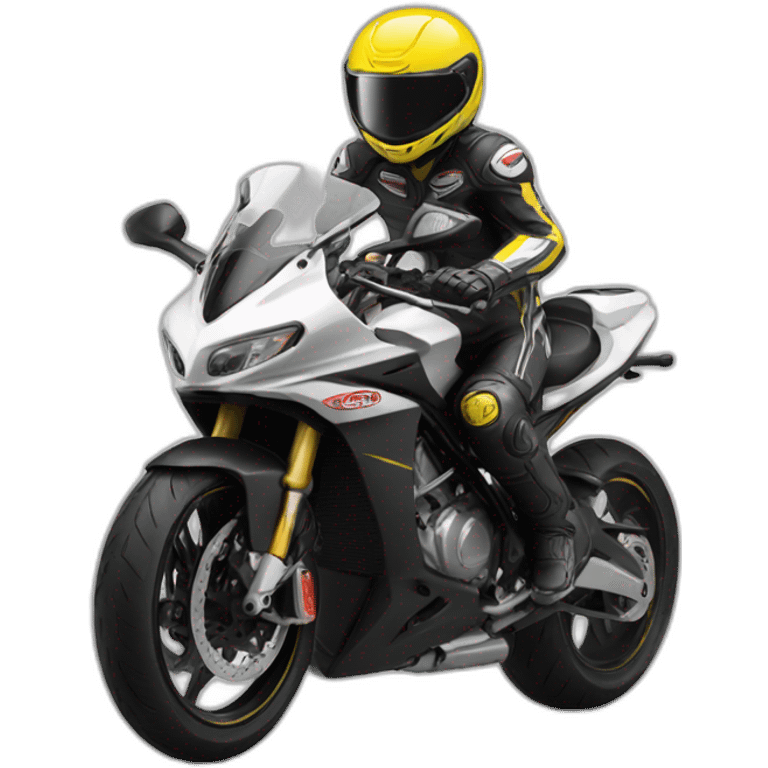 Supersport motorbiker emoji