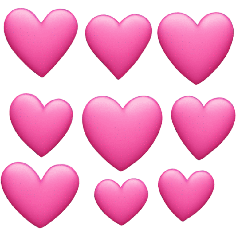 Pink hearts emoji