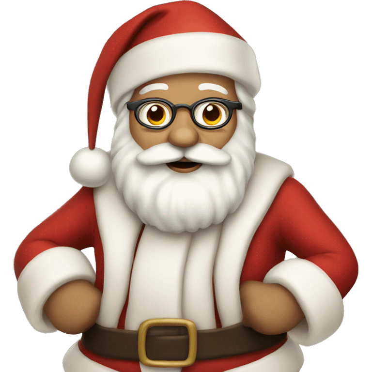 Old fashion Santa  emoji