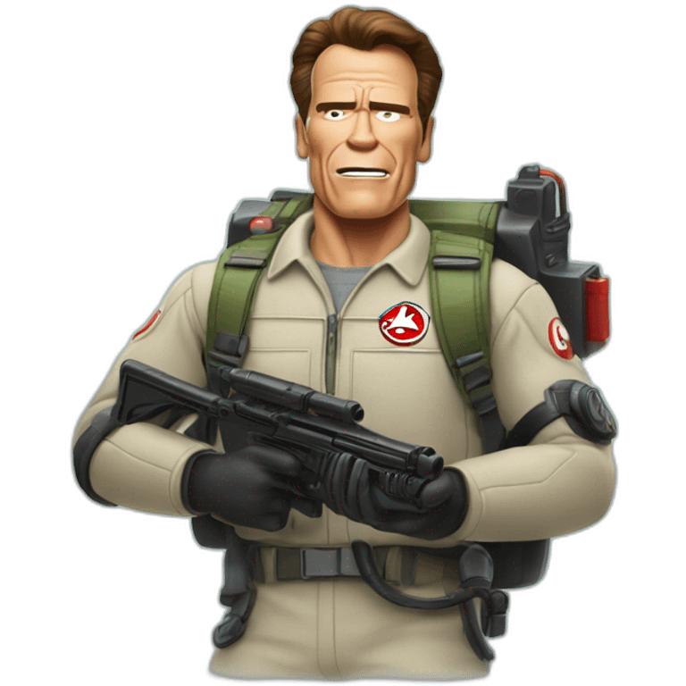 arnold schwarzenegger ghostbuster emoji