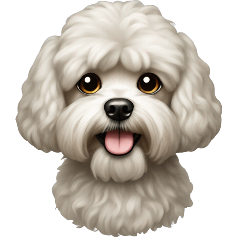 shih-tsu poodle portrait emoji