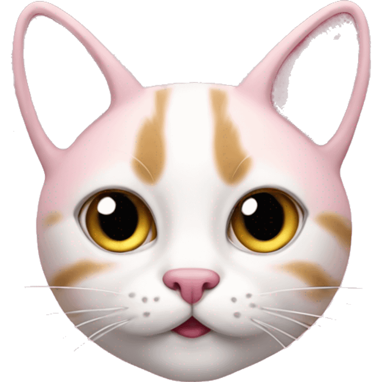 Cat pink emoji