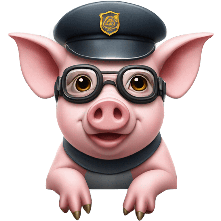 Pig pilot emoji