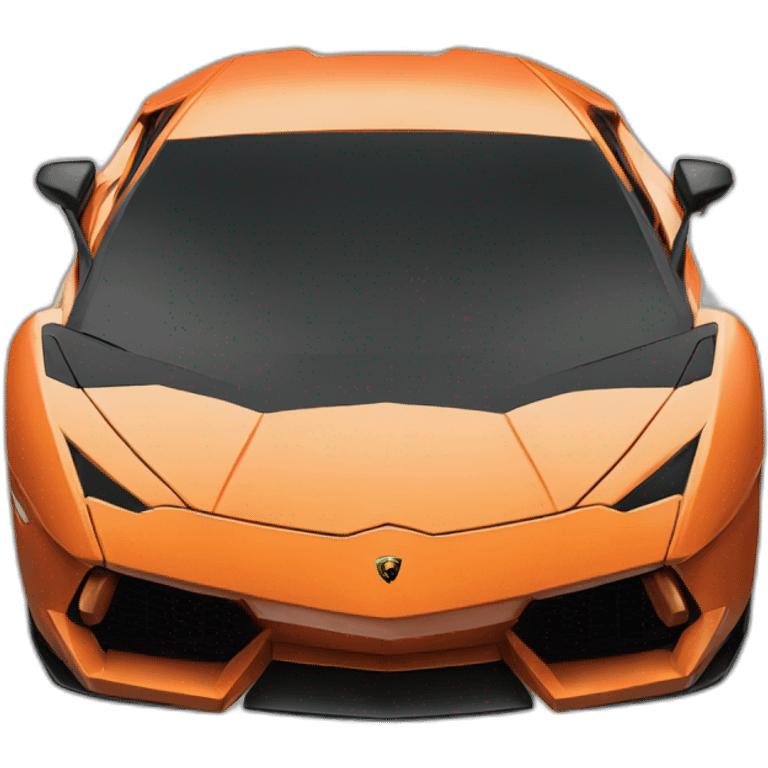 orange lamborghini emoji