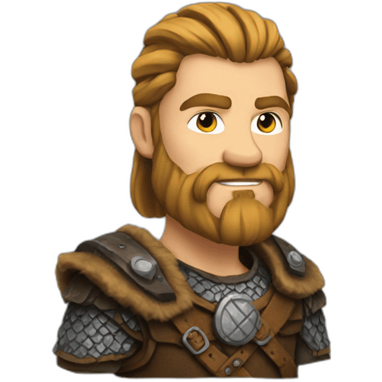 Man viking geek emoji