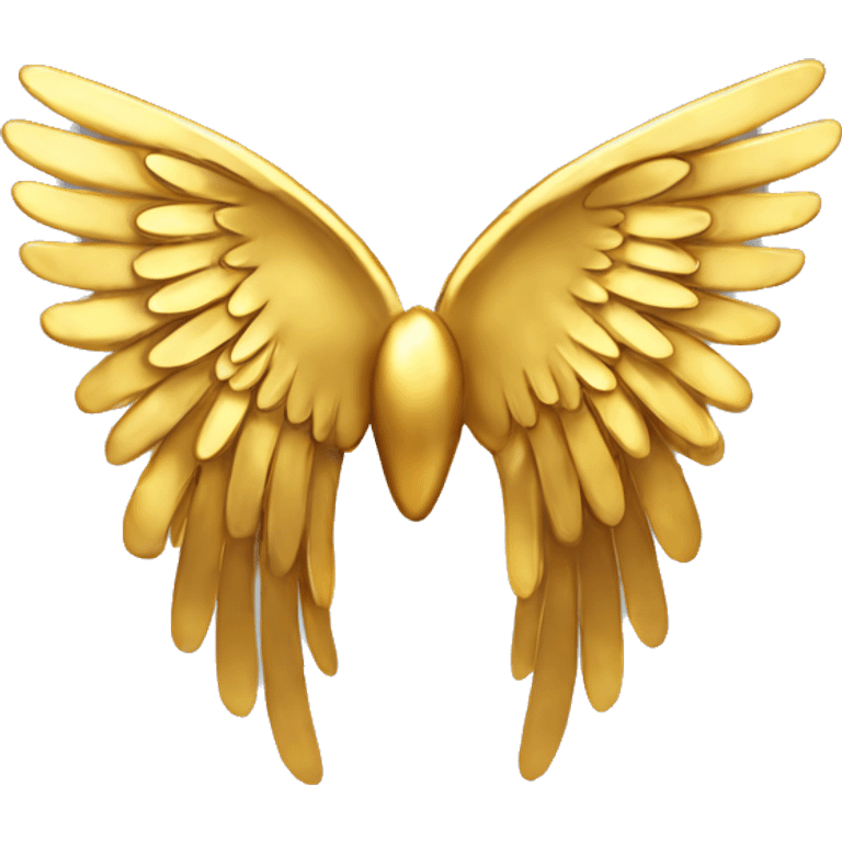 gold reinbow wings emoji