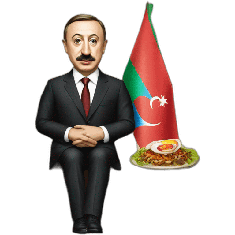 ilham aliyev and kebap emoji