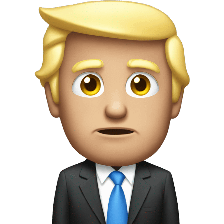 trump who deals in stock market emoji