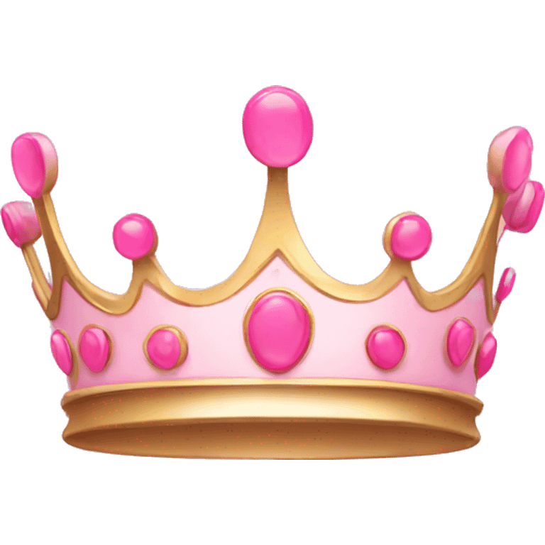 crown pink emoji