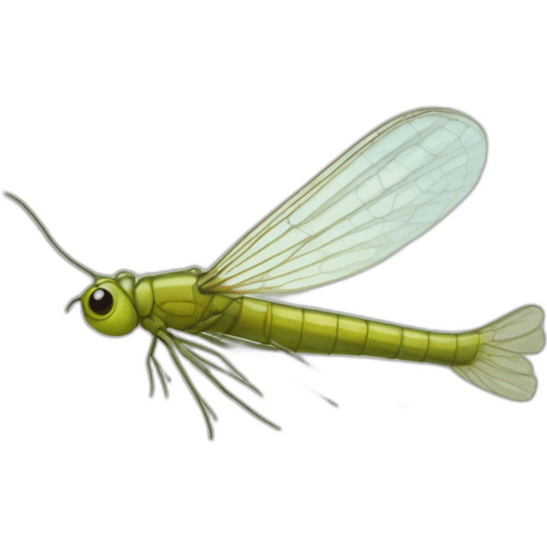 mayfly aquatic larvae emoji