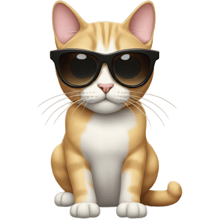 Cat with shades emoji