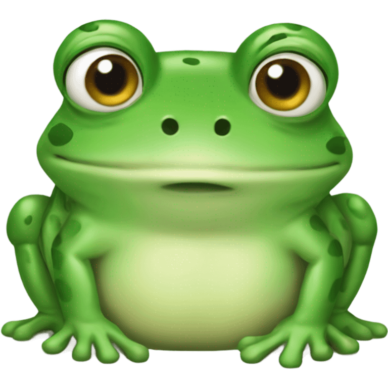 Awkward frog  emoji