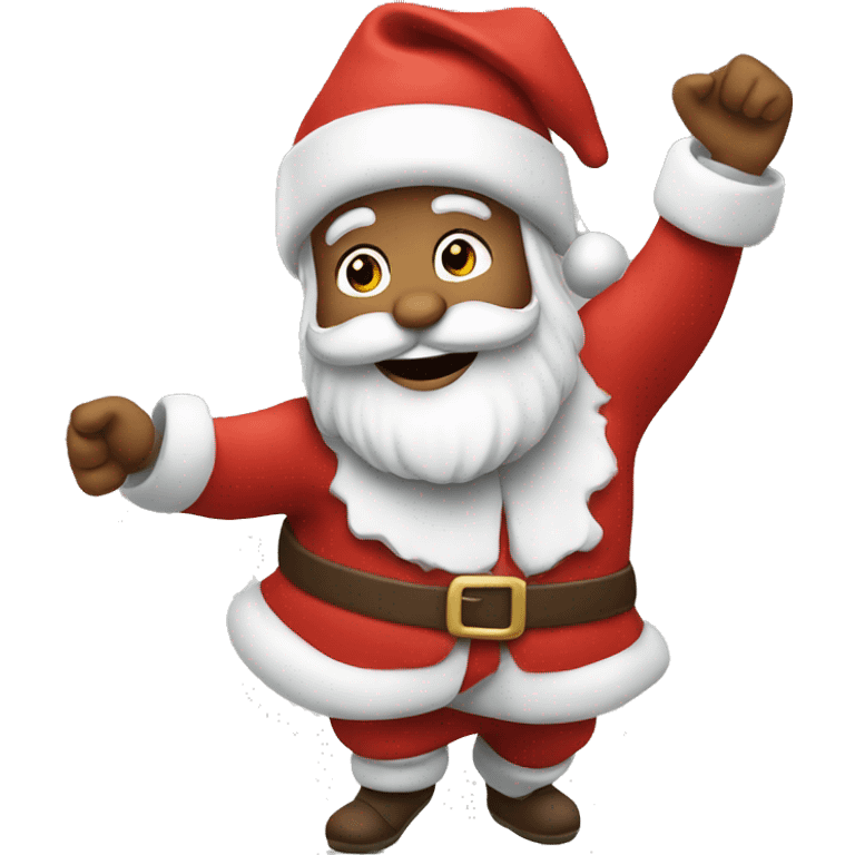 Dancing Santa emoji