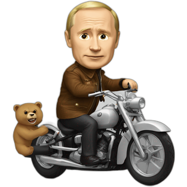 putin ride bear emoji