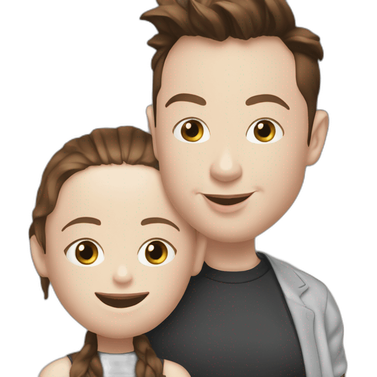 Elon musk milk grimes duo emoji