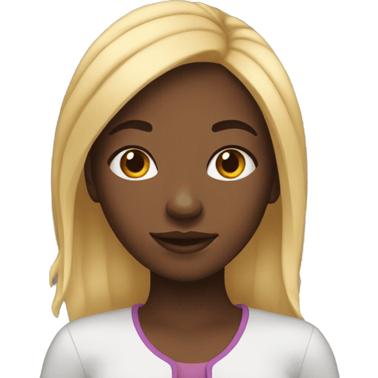 Black girl emoji