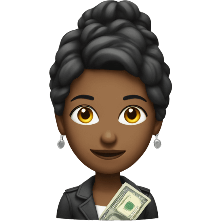 women with money emoji