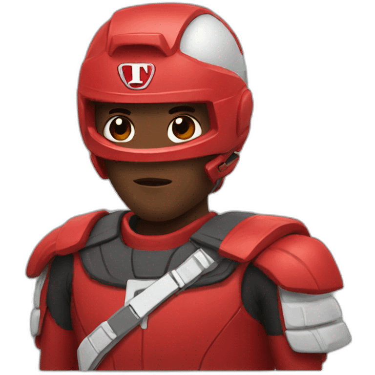 Red rangers emoji