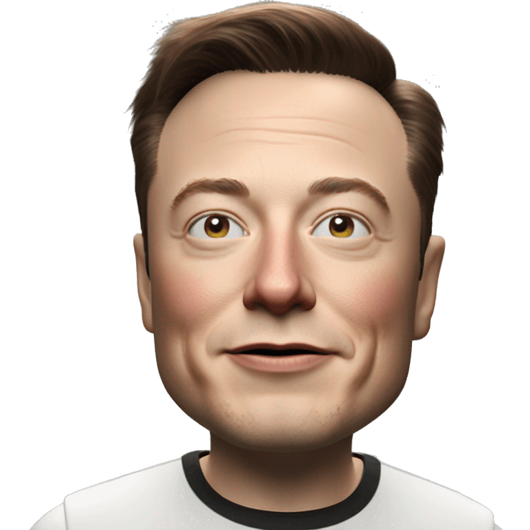 photorealistic elon musk 4k unreal engine emoji