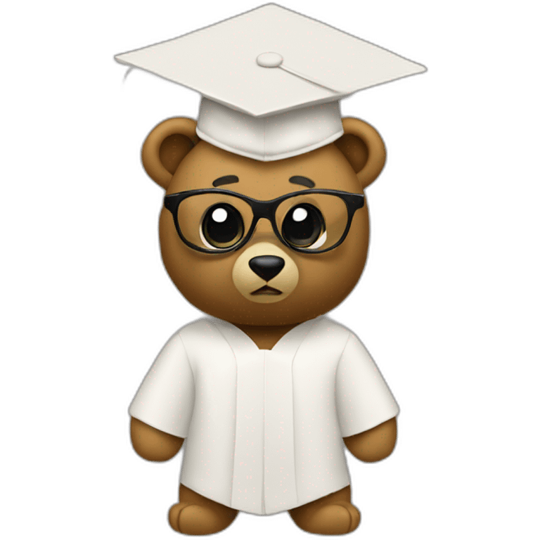 graduation bear kanye emoji