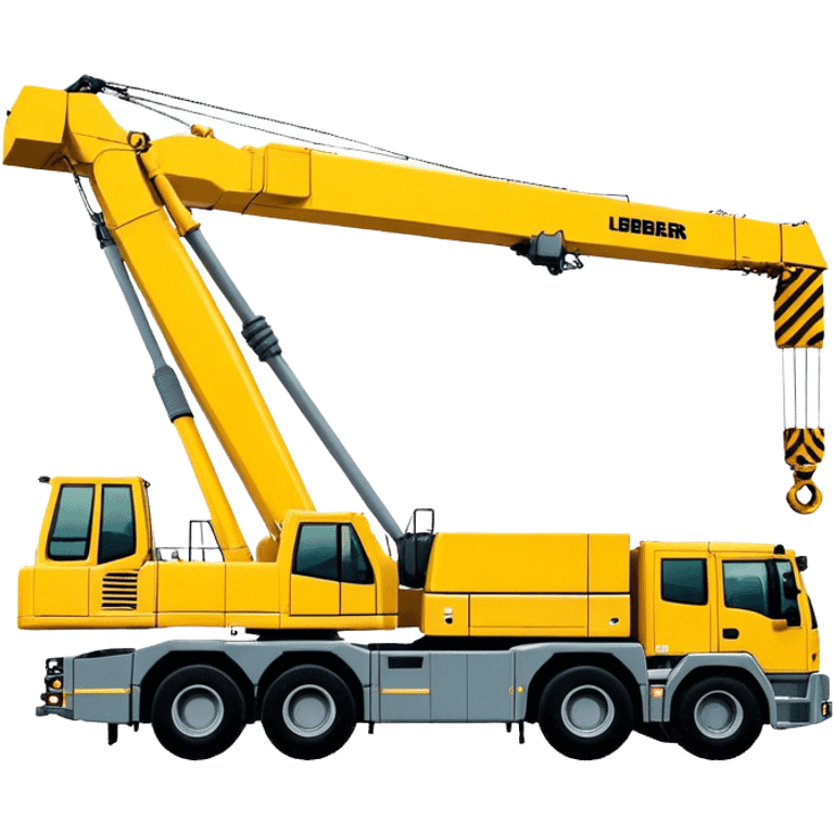 Crane - Liebherr LTM 1200-5.1 (Model Year: 2022) (Iconic colour: Yellow) emoji