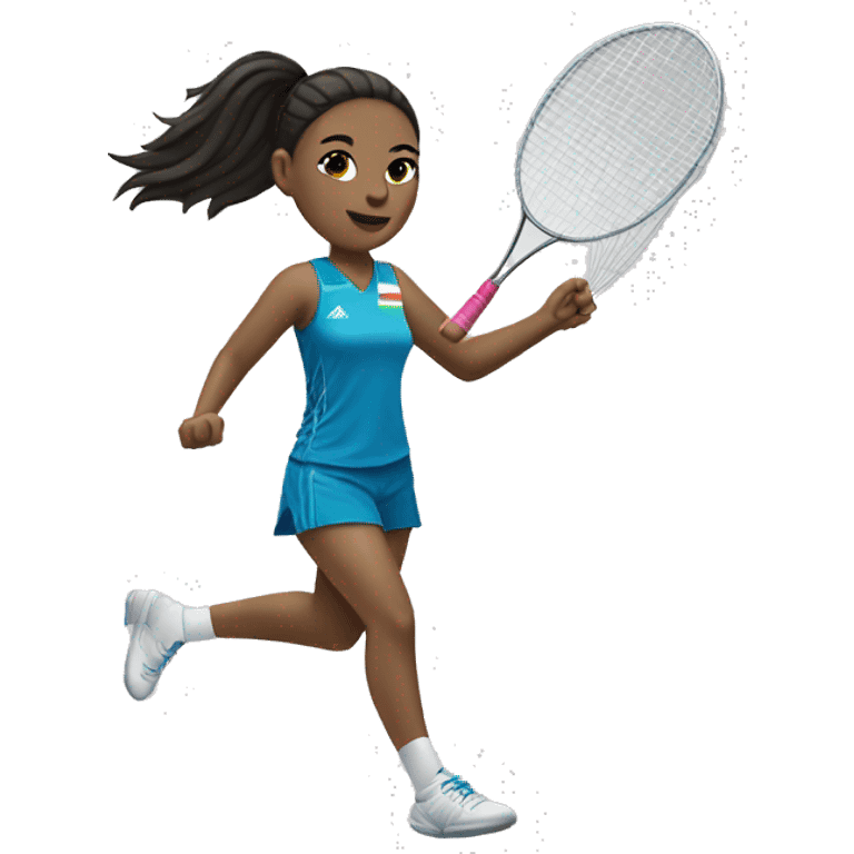 summer olympics girl badminton emoji