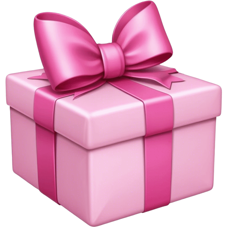 present with pink bow emoji