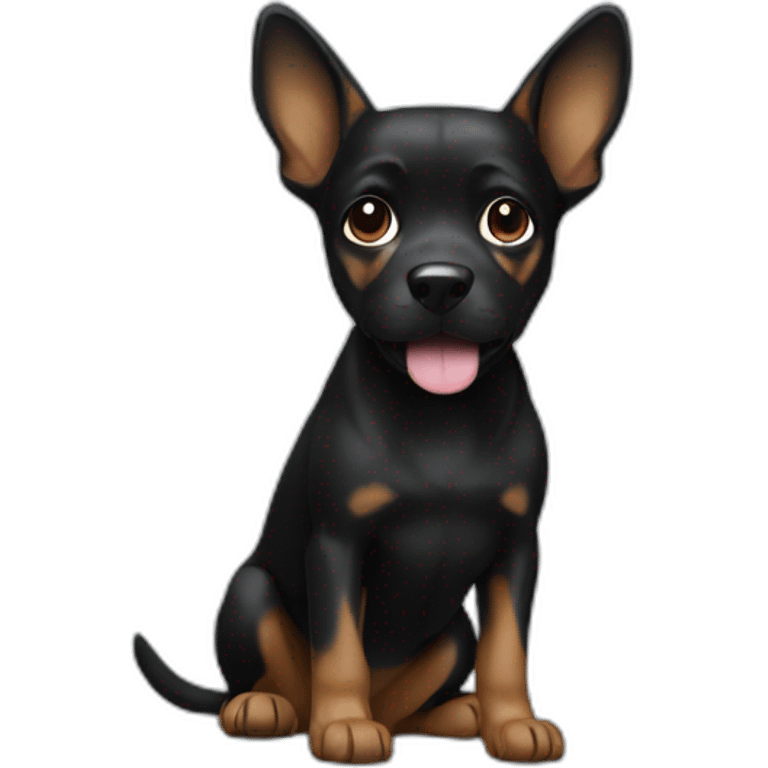 dog black emoji