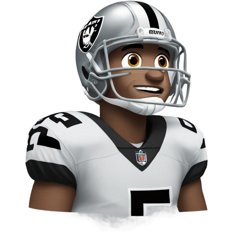 Max Crosby with a raider jersey emoji