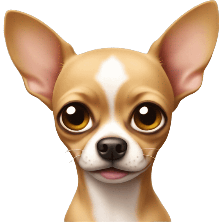 ugly tan chihuahua emoji