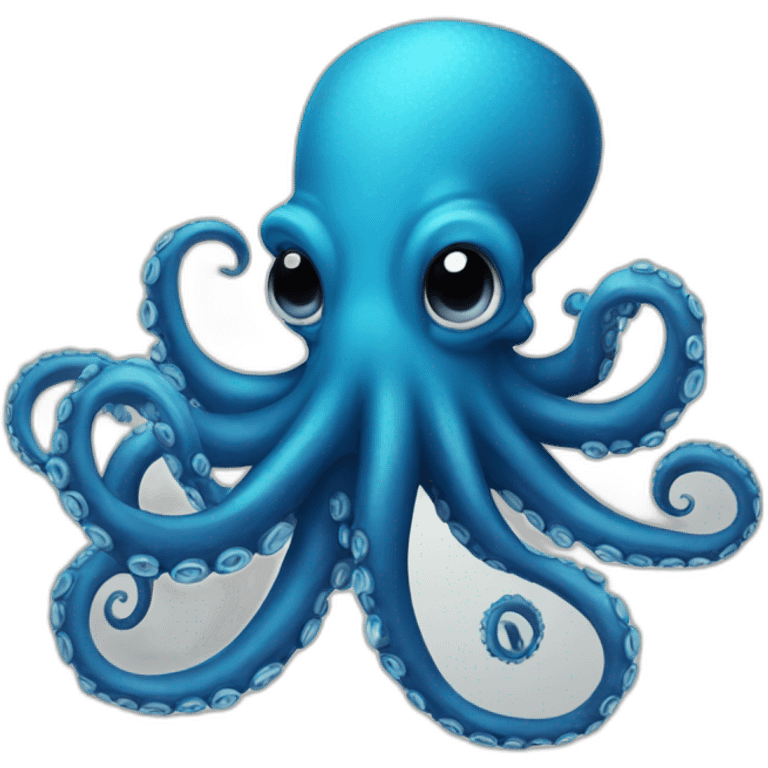 octopus blue emoji