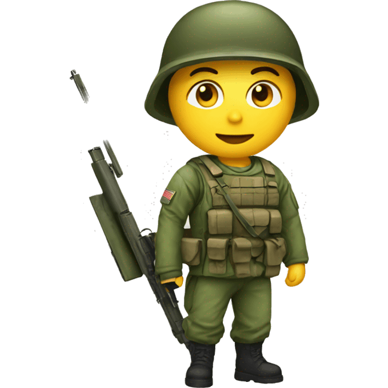 soldier and antitank emoji