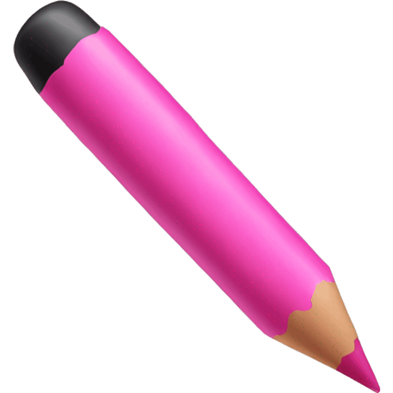 pink crayon emoji