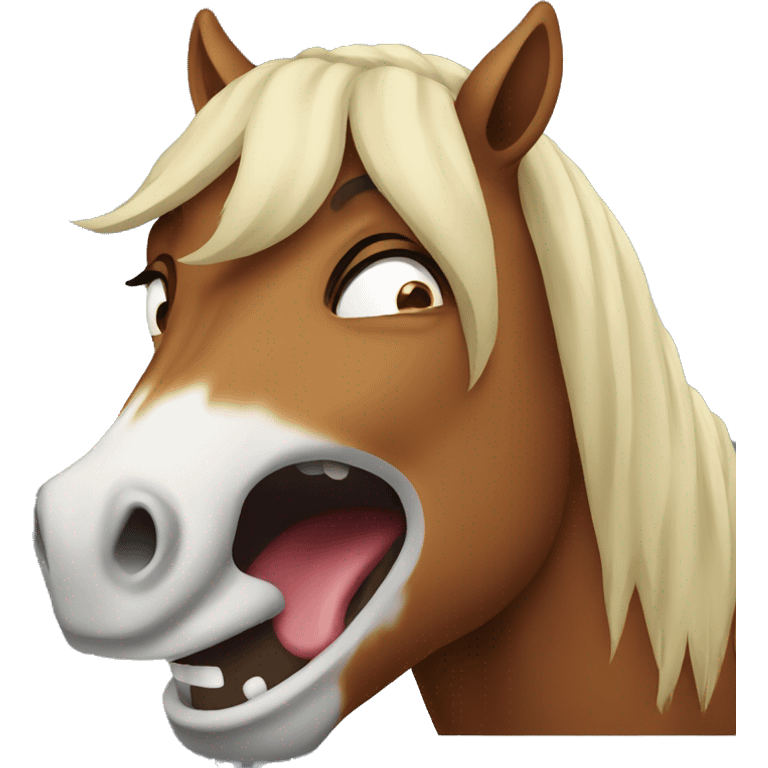 scared Horse  emoji