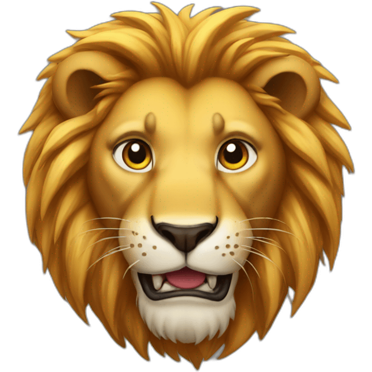 Hungry lion emoji