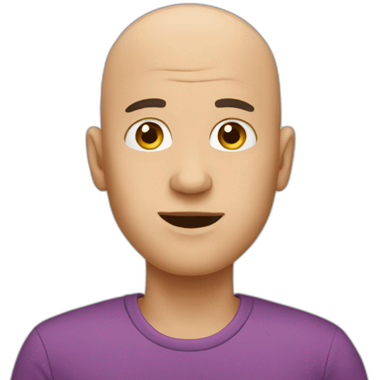 Bald emoji