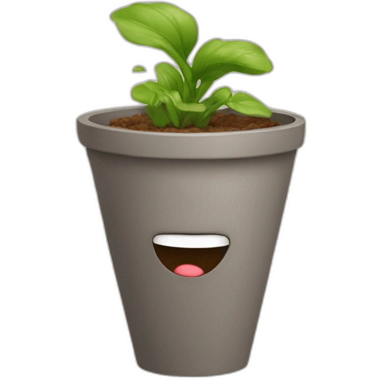 caca sur un pot de colle emoji