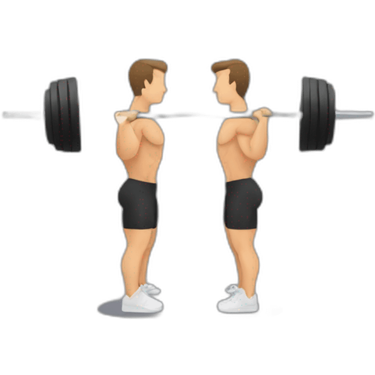 barbell deadlift emoji