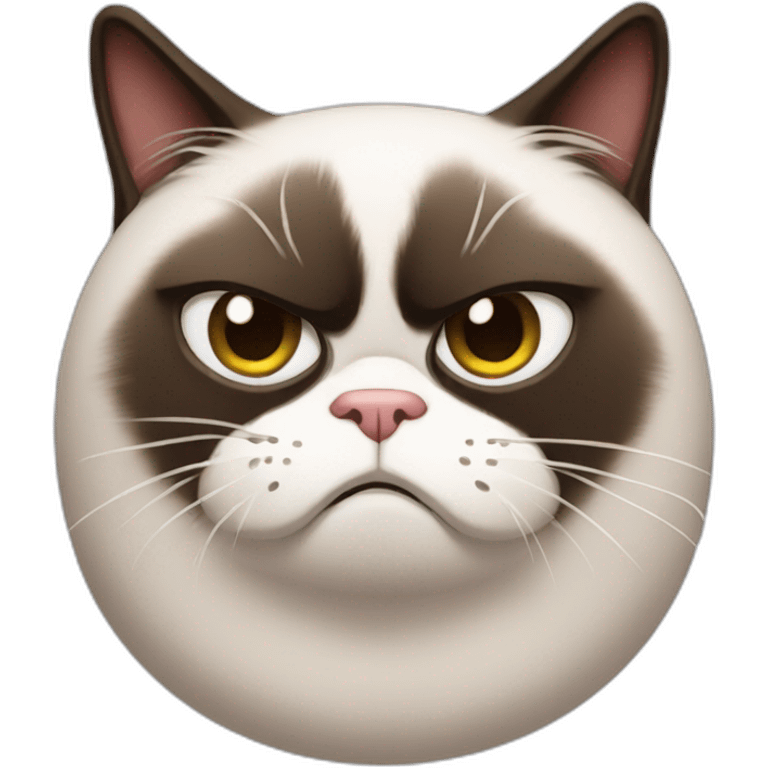 Grumpy cat emoji