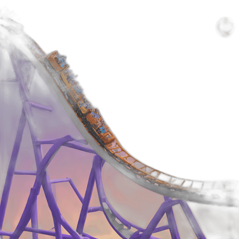 Roller coaster with background of a calendar showing 29th October emoji