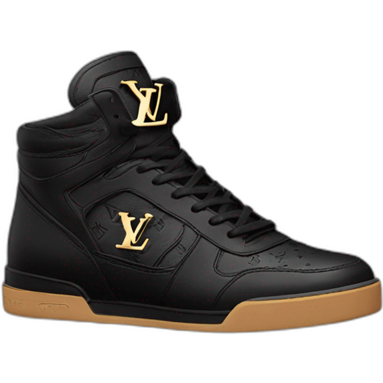 Louis vuitton trainer 2023 noir emoji