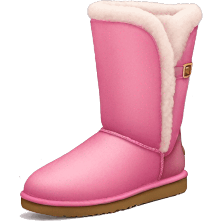 Pink ugg boots emoji