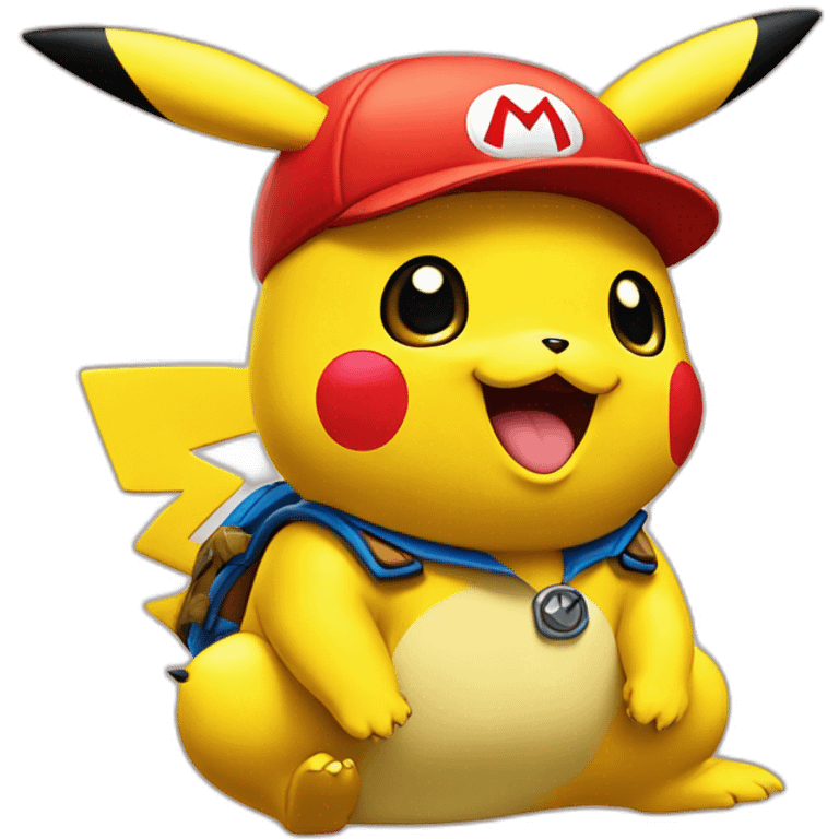 Pikachu ultra instinto super mario emoji